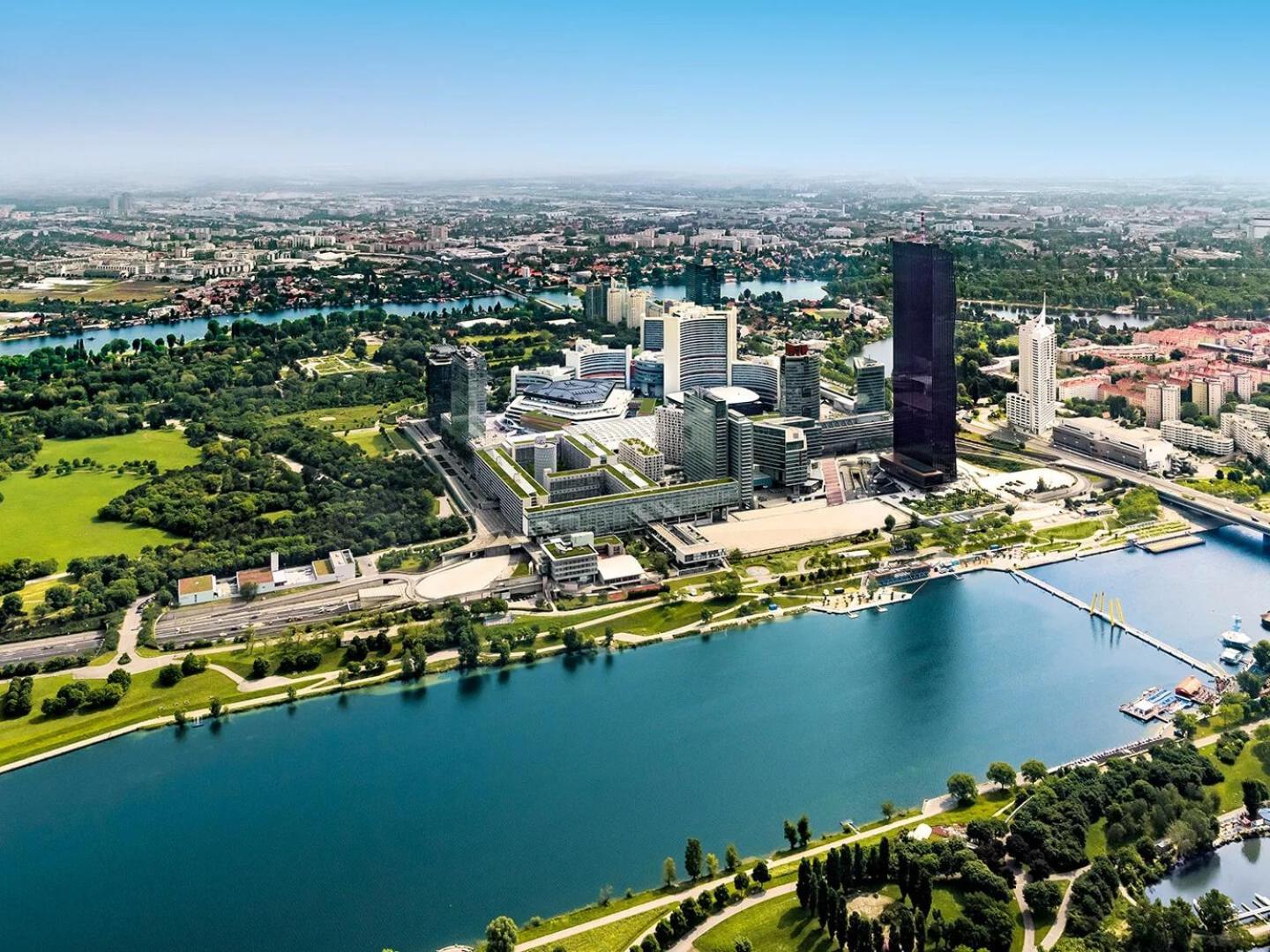 U1 Alte Donau Old Danube City Apartment 2 Vienna Esterno foto